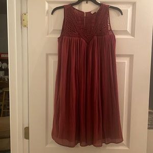 Embroidered, Sleeveless Dress